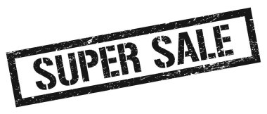 Süper Satış Siyah Pis Dikdörtgen Pul İşareti.