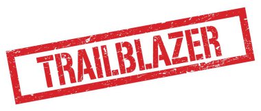 TRAILBLAZER kırmızı grungy dikdörtgen damgası işareti.