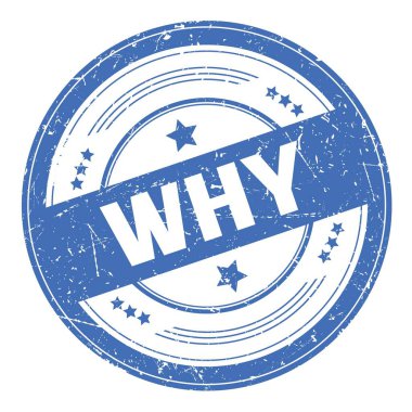 Neden mavi yuvarlak kirli desen damgasında metin var?.