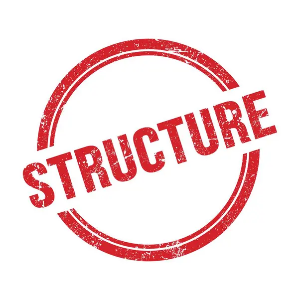 Structure Text Written Red Grungy Vintage Stamp — Stock Photo, Image