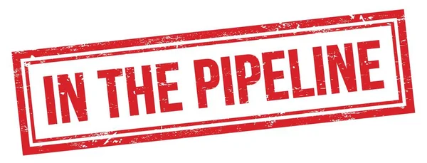 Текст Pipeline Марці Червоного Гранжевого Вінтажного Прямокутника — стокове фото