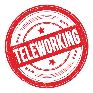 Kırmızı yuvarlak pasaklı desen damgası üzerine TeleLEME metni.