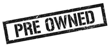 PRE Siyah grungy dikdörtgen mühür işareti.