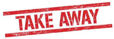 Kırmızı grungy dikdörtgen damga işareti üzerinde Uzaklaş metni.