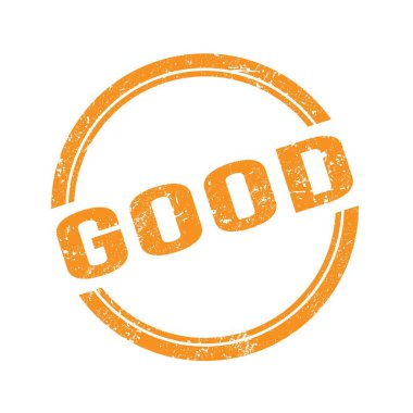 Turuncu grungy vintage damgalı iyi metin.