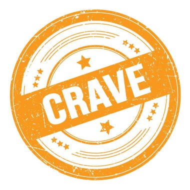 Turuncu yuvarlak grungy doku damgası üzerine çılgın metin.