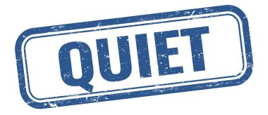 Mavi grungy vintage dikdörtgen pulu üzerine sessiz metin.