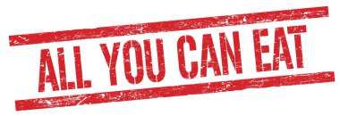 Kırmızı çirkin dikdörtgen damga işareti üzerinde yiyebildiğiniz kadar metin yiyin.