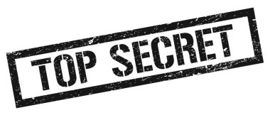 Zirvedeki Siyah Pis Dikdörtgen Pul İşareti.