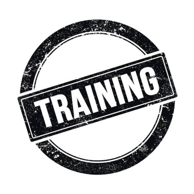 Siyah grungy round vintage pulu üzerine eğitim metni.