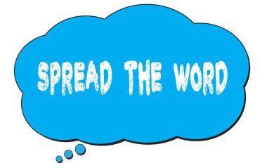 Mavi düşünce bulutu üzerine yazılmış metni yay.