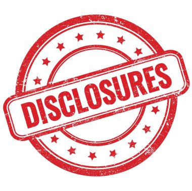 Kırmızı, eski, pasaklı, yuvarlak, lastik damga üzerine yazılar.