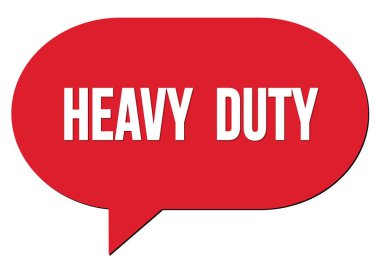 Kırmızı bir konuşma kabarcığı damgasıyla yazılmış HeaVY görev metni
