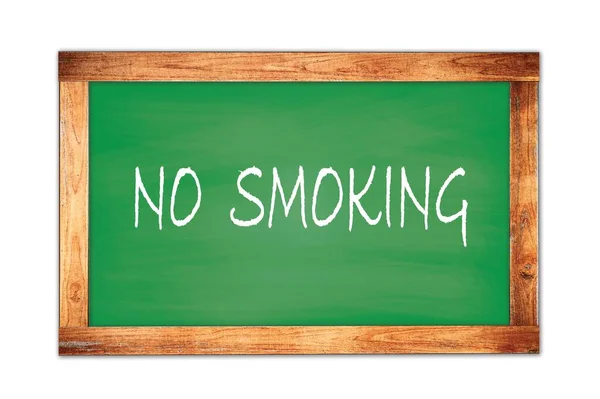 Smoking Text Written Green Wooden Frame School Blackboard — Stock fotografie