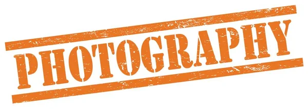 Photografie Text Portocaliu Dreptunghi Grungy Timbru Vintage — Fotografie, imagine de stoc