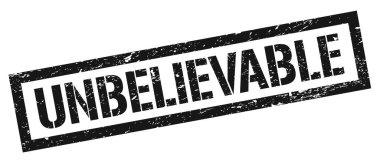 Inanılmaz siyah grungy dikdörtgen mühür işareti.