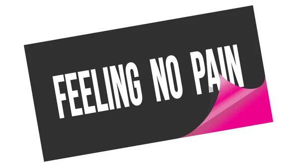 Feeling Pain Tekst Napisany Naklejce Czarny Różowy — Zdjęcie stockowe