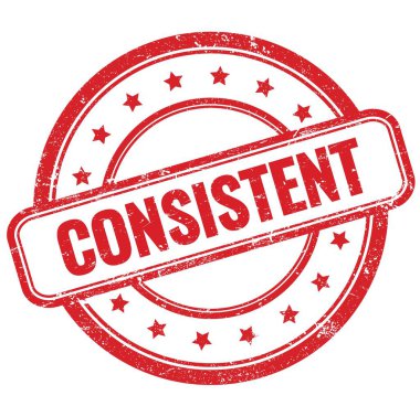 Kırmızı, eski, pasaklı, yuvarlak, lastik damga üzerine bağlayıcı metin.