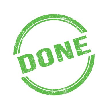 Yeşil grungy vintage yuvarlak damga üzerine yazılmış bitmiş metin.