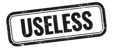 Siyah grungy vintage dikdörtgen damgası üzerinde kullanışsız metin.