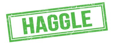 Yeşil grungy vintage dikdörtgen damgalı HAGLE metni.