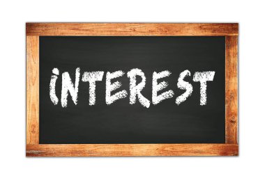 Siyah ahşap çerçeve okul tahtasına yazılmış ilginç metin.