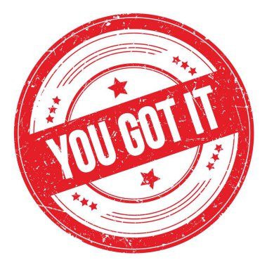 Kırmızı yuvarlak, çirkin desen damgalı bir IT mesajı aldın..