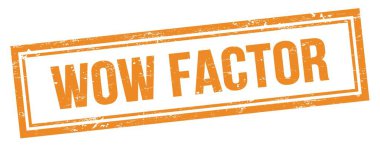 Turuncu grungy vintage dikdörtgen damgalı FACTOR metin.