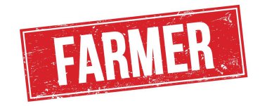 Kırmızı grungy dikdörtgen damgalı TARMER metni.