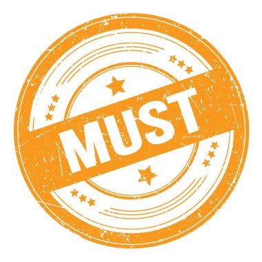 Turuncu yuvarlak grungy desen damgasına basılmış olmalı..