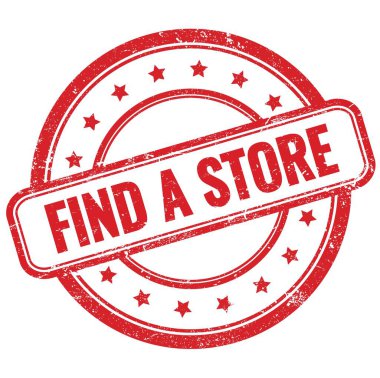 Kırmızı, eski, kirli, yuvarlak, lastik damgalı bir StOR metni bul.