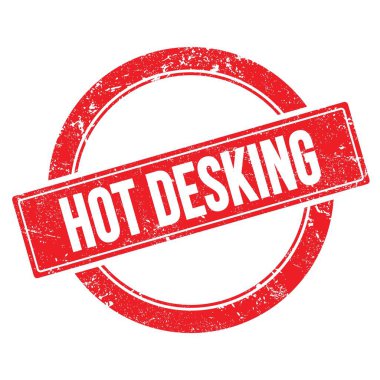 Kırmızı grungy yuvarlak vintage damga üzerinde sıcak DESING metin.