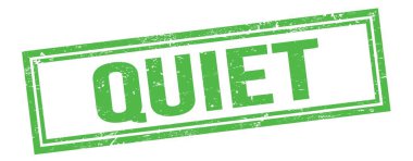 Yeşil grungy vintage dikdörtgen pulu üzerine sessiz metin.