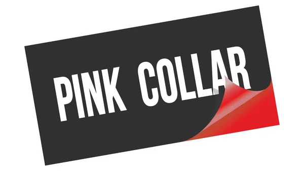 Pink Collarテキスト 黒赤スタンプ — ストック写真