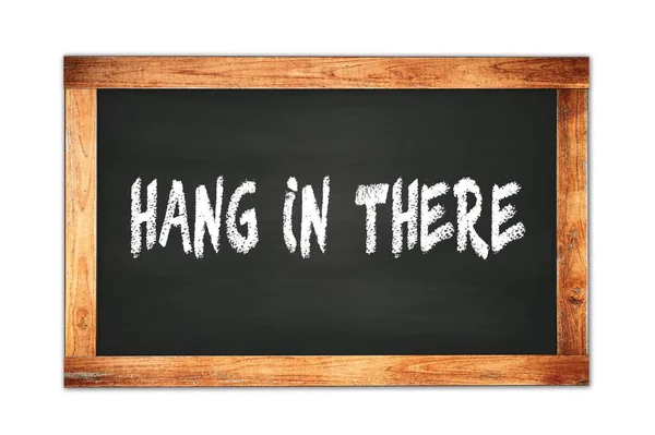 Hang Text Written Black Wooden Frame School Blackboard — Stock fotografie