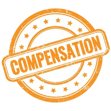 Turuncu, eski, pasaklı, yuvarlak lastik damga üzerine TUTUTSAM metni.