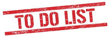 Kırmızı grungy dikdörtgen damga işareti üzerinde LIST metin yapmak.