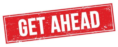 Kırmızı grungy dikdörtgen damga işareti üzerinde İleri Git metni.