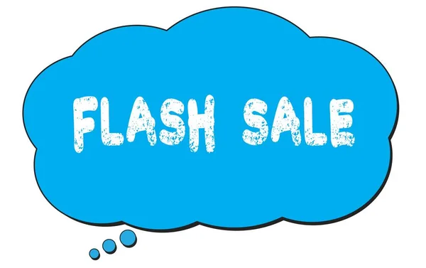 Flash Sale Text Written Blue Thought Cloud Bubble — 图库照片