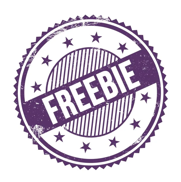 Freebie Text Written Purple Indigo Grungy Zig Zag Borders Stamp — Stockfoto