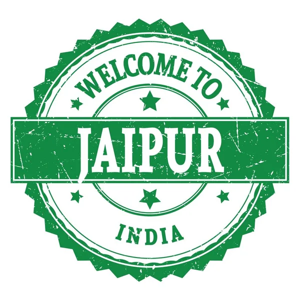 Welcome Jaipur India ยนบนตรารอบส ยวซ กซาก — ภาพถ่ายสต็อก