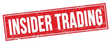 Kırmızı grungy dikdörtgen damga işareti üzerinde İçeriden TRADING metin.