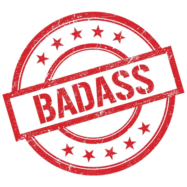 BaDASS metni kırmızı yuvarlak plastik damga üzerine yazılmış.
