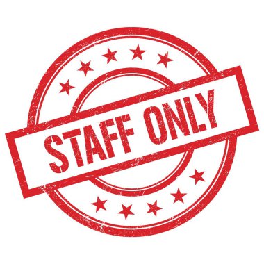 Personel metni sadece kırmızı, yuvarlak, lastik damga ile yazılmış..