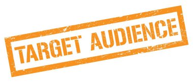 TARget UYARI Turuncu grungy dikdörtgen mühür işareti.