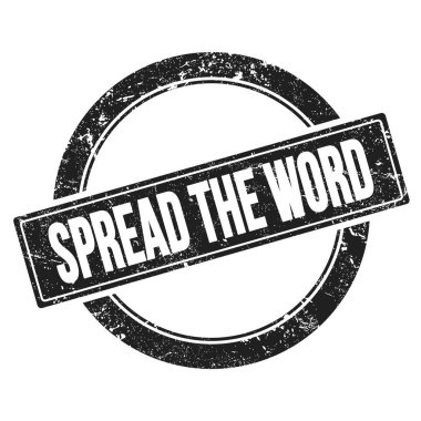 Kelime metnini siyah grungy yuvarlak vintage damga üzerine yayın.