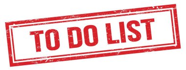 Kırmızı grungy vintage dikdörtgen damgası üzerinde LIST metin yapmak.