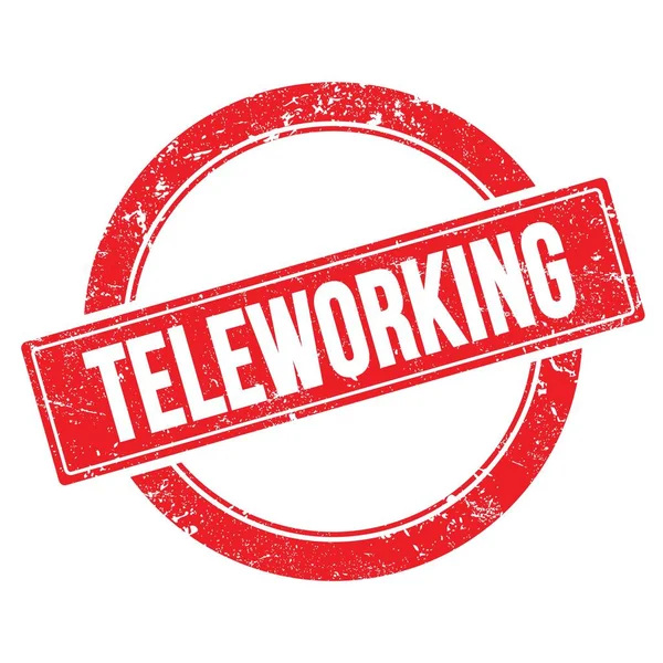 Kırmızı grungy yuvarlak vintage damga üzerinde TELEÇİK metin.