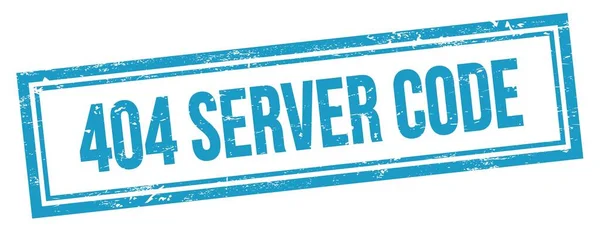 404 Server Κωδικοσ Κείμενο Μπλε Grungy Vintage Ορθογώνιο Σφραγίδα — Φωτογραφία Αρχείου