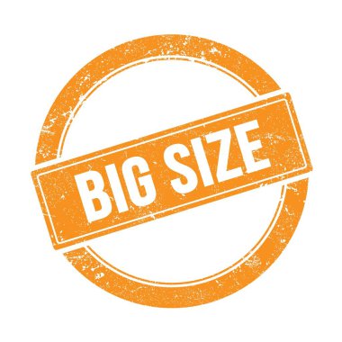 Turuncu grungy yuvarlak vintage pullu büyük SIZE metin.